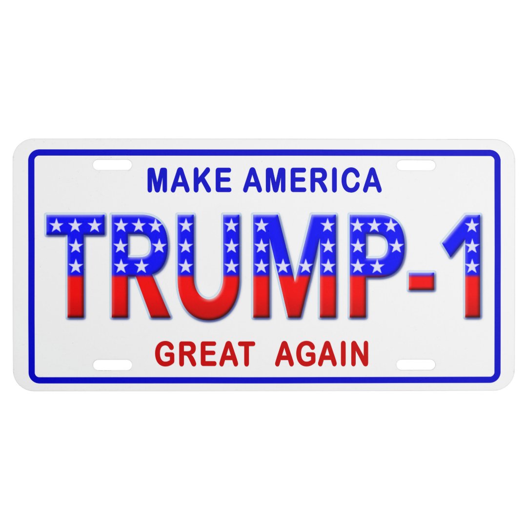 Trump-1-license-plate