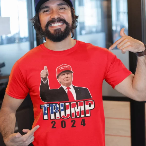 Trump 2024 thumbs up t-shirt
