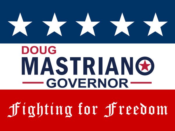 Mastriano for Governor Yard Sign Double-Sided 18x24 Medium
