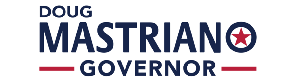 Mastriano Car Magnet - White